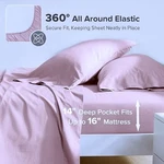 Comfort Spaces 100 Cotton Sheets, Breathable, Soft In Queen Size. Fixed Price $35.00.