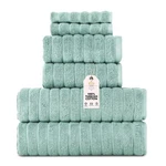Classic Turkish Ctt 6-PIECE Set, 100% Cotton, Quick-dry, Spa Green. Fixed Price $47.95.