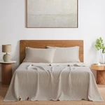 Linen Sheets Set 4 Pcs Full Breathable 100% French Normandy Natural Dapu Pure. Fixed Price $209.99.