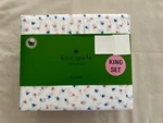 New 4PC Kate Spade King Sheet Set Cottage Petite Flowers Pink And Blues. Fixed Price $69.99.