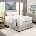 Queen Size Sheet Set, Piece Extra Deep Pocket (18-24 Inches), Microfiber, Cool. Fixed Price $44.93.