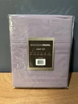 Purple Madison Park Full Size 200 Thread Cnt Relaxed Cotton Sheet Set MP20-5395. Fixed Price $40.49.
