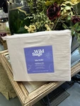 Wild Sage Full Isla Solid Hushed Violet Sheet Set 100% Cotton Brushed Percale. Fixed Price $42.95.