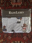Ralph Lauren Polo Bear Twin Sheet Set. Fixed Price $99.00.
