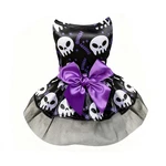 Funny Halloween Tulle Bow Dress,dog Skull Costume Clothes Outfit,pet Cat .... Fixed Price $15.97.