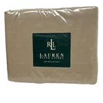 Ralph Lauren Home Solid One Twin Flat Sheet Beige 100% Cotton 250 Thread Count. Fixed Price $39.99.