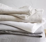 100% French Linen Flat Sheet,king,queen,double,single,assorted Colors,pre-washed. Fixed Price $27.96.