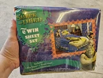 Shrek The Third Sheet Set Twin Jay Franco Blue Orange 3 Piece 2006. Fixed Price $20.00.