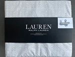 Ralph Lauren King Sheet Set Grey White Medallion Abstract Cotton 4 Pc New. Fixed Price $119.95.