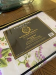 Palazzo Home Pc King Sheet Set Purple Floral Microfiber 16 Deep Pocket New. Fixed Price $34.00.