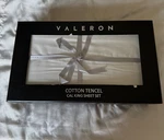 Valeron California King Cotton Tencel Blend Luxury Sheet Set Ivory New Read De. Fixed Price $260.00.