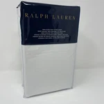 Ralph Lauren Twin Extra Deep Fitted Sheet Rl 464 Solid Percale Tux White. Fixed Price $54.99.