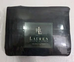 Nib Ralph Lauren Home Flat Sheet King Solid Black Color 100% Cotton Usa Made. Fixed Price $49.99.