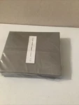 Oake Twin Sheet Set 100% Cotton Grey Sateen 525 Thread Count. Fixed Price $45.99.