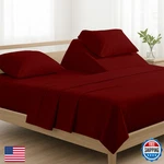 Non Sticky Cotton 4 Piece Top Split King Sheets Sets For Adjustable Bed 100. Fixed Price $106.00.