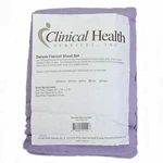 Clinical Health Services Deluxe Flannel Massage Sheet Set, Lilac, 100% Cotton. Fixed Price $17.99.