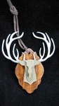 Hallmark Signature 2017 Wood Deer Head Mount Ornament Nib. Fixed Price $7.95.