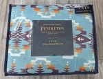 Nip - Pendleton Twin 3PC Avra Valley Teal Flannel Southwestern Sheet Set. Fixed Price $99.99.