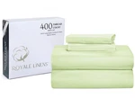 Royale Linens 400 Thread Count 100% American Grown Cotton Piece Sateen Full Sh. Fixed Price $44.62.