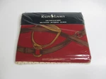 Rare Vintage New Ralph Lauren Elliot Equestrian Red Cream Plaid Flat Sheet- Twin. Fixed Price $249.99.