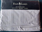 Ralph Lauren Vintage Avery White Twin Flat Sheet-new Old STOCK-1987-COTTON. Fixed Price $155.99.