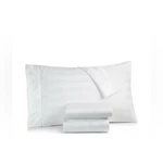D&d Darsee David's Twin White Damask Striped Sheets Set 100 % Cotton 400 Count. Fixed Price $35.92.