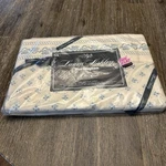 Vtg Laura Ashley Burlington 200 Threads Luxury Linen Twin Flat Sheet Blue Floral. Fixed Price $29.99.