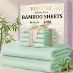 Bamboo Sheet Set 4/6PCS 2000TC Cooling Deep Pocket Twin Queen King. Fixed Price $56.90.