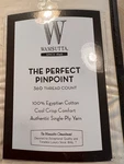 Wamsutta The Perfect Pinpoint 360 Thread Count Twin Flat Sheet Ivory New. Fixed Price $18.00.