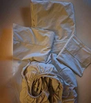 Snowe 100% Italian Percale Cotton Sheet Set Taupe Euc. Fixed Price $89.00.