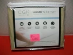 Brand New Cgk Unlimited Luxury Twin-sized Bed 4-PIECE Ultra Soft Sheet Set Beige. Fixed Price $39.90.