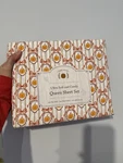 4PC Orange Fall Pumpkin Auburn Ribbon Queen Bed Sheet Set - Simply Harvest. Fixed Price $38.70.