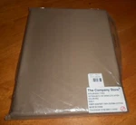 The Company Store Twin Size Flat Sheet Style E3U1 450 Tc Pecan Brown. Fixed Price $19.99.