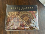Ralph Lauren Equestrian Paisley Twin Fitted Sheet Cotton New Rare Nip 39X75. Fixed Price $59.97.