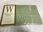 Vintage Wamsutta Elite Pinpoint Pima Cotton Twin Flat Sheet Color-sage. Fixed Price $14.95.