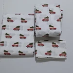 Pottery Barn Woody Car Holiday Twin Sheet Set Photo Sample. Fixed Price $59.99.