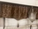 Set Of Style Selections Rod Pocket Valances Chateau Tapestry 50" X 21". Fixed Price $24.99.