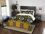 Northwest Nfl Green Bay Packers Rotary Bed In Bag Set. Fixed Price $89.99.