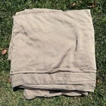 Luxome Cooling Viscose Bamboo 2-PIECE Sheet Set Truffle Brown Cal King Guc Read. Fixed Price $89.95.