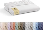 Linen Home 100% Cotton Percale Weave Fitted Sheet, Size, Full, White. Fixed Price $37.35.