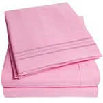 1500 Supreme Collection Queen Pink Set Luxury Hotel Bed Ultra-sof. Fixed Price $43.48.
