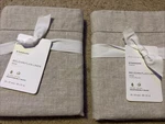 2 Belgian Flax Linen Shams Standard Size. Fixed Price $54.99.