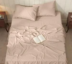 Ruvanti 100% Cotton Sheets Soft Peached Percale, Lightweight & Breathable Cool. Fixed Price $57.99.
