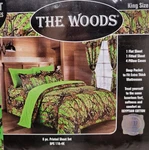 King 6 Pc Biohazard Green Woods Camo Dps 118-4K 2 Sheets Pillowcases Nip. Fixed Price $19.99.