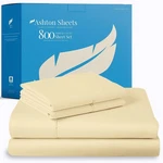 Ashton Sheets 100% Egyptian Cotton King Size Bed - 4 Pc 800 High Threa.... Fixed Price $115.90.