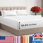 Cgk Unlimited Extra Deep King Set - 4 Piece Breathable Cooling Bed. Fixed Price $59.45.