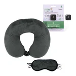 Mindful Traveler Bundle: Memory Foam Pillow With Sleep Mask & Purtag Trac. Fixed Price $34.99.