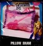 New Satin Disney Hannah Montana Pillow Sham. Fixed Price $19.98.