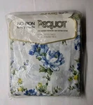 Springs Pequot No Iron Luxury Muslin Double Fitted Sheet For 54"X76" Floral. Fixed Price $35.99.