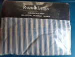 Ralph Lauren Claudia Blue-king Flat Sheet 100% Cotton Vintage. Fixed Price $149.99.